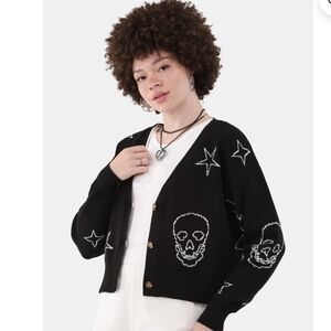 No Boundaries Women's Novelty Cardigan